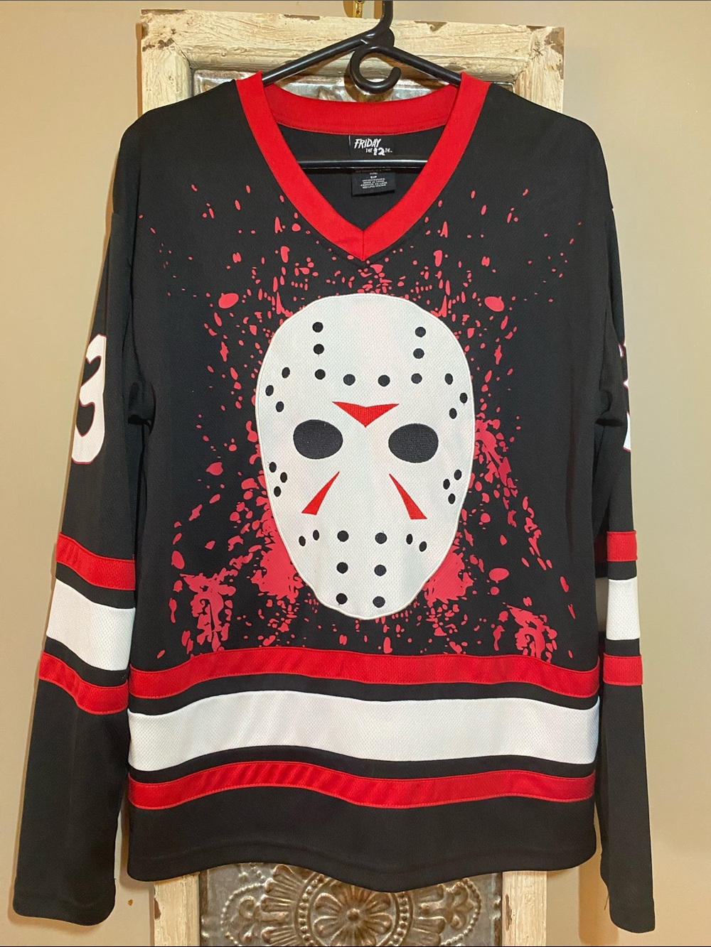 Friday the 13th Jason Voorhees Unisex Jersey Size Small